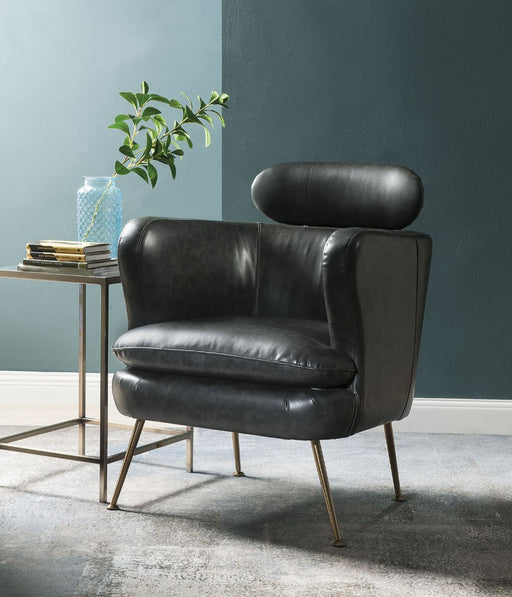 Phelan - Accent Chair - Dark Gray PU Unique Piece Furniture