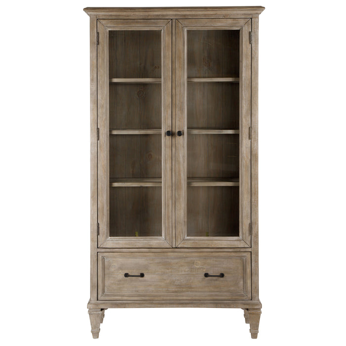 Lancaster - Door Bookcase - Dove Tail Grey Unique Piece Furniture