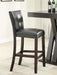 Alberton - Upholstered Bar Stools (Set of 2) - Black And Cappuccino Unique Piece Furniture