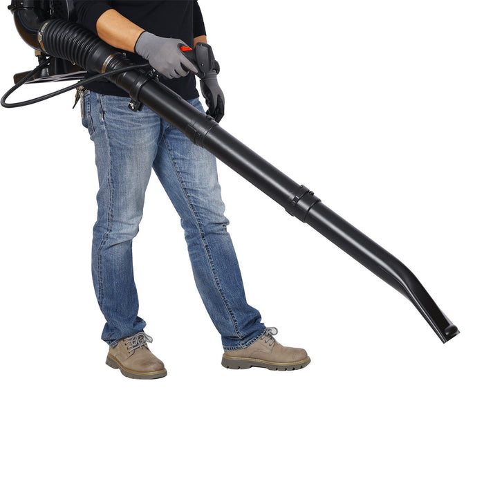 4-Stroke Backpack Leaf Blower, Gas 37.7Cc, 1.5Hp 580Cfm, Super Light Weight 16.5Lbs