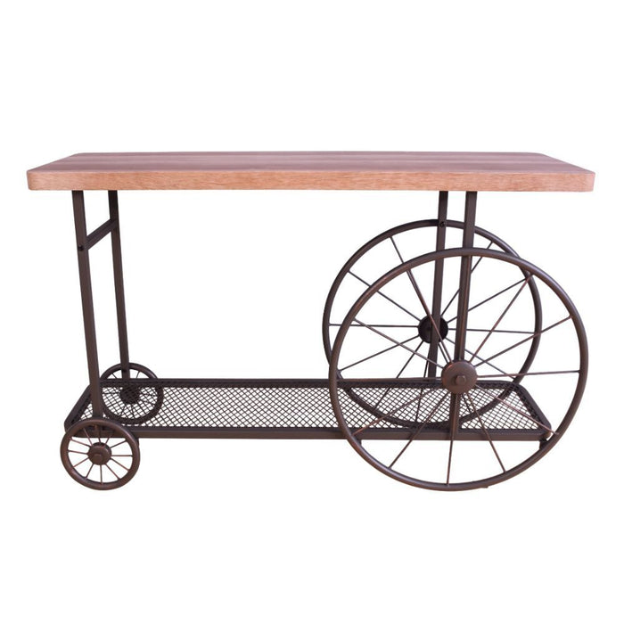 Francie - Accent Table - Oak & Antique Gray Unique Piece Furniture