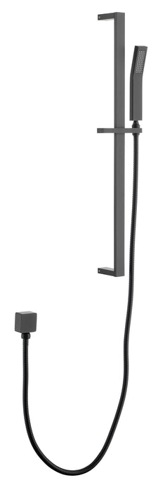Eco-Performance Handheld Shower With 28-Inch Slide Bar And 59-Inch Hose, Matte Black