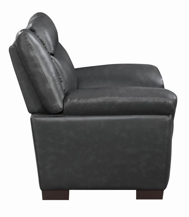 Arabella - Pillow Top Upholstered Chair - Gray Unique Piece Furniture