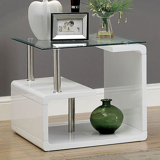 Torkel - End Table - White Unique Piece Furniture