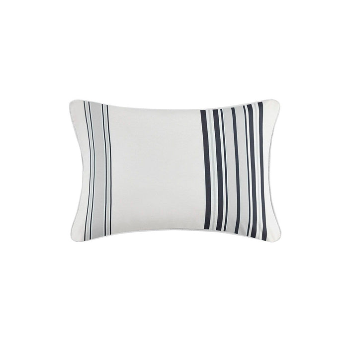 Printed Stripe 3M Scotchgard Outdoor Oblong Pillow