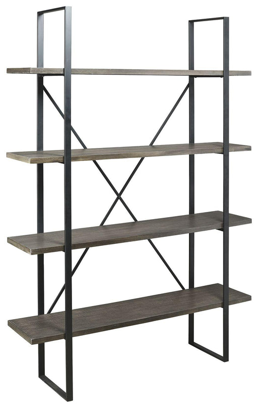 Gilesgrove - Black / Gray - Bookcase Unique Piece Furniture