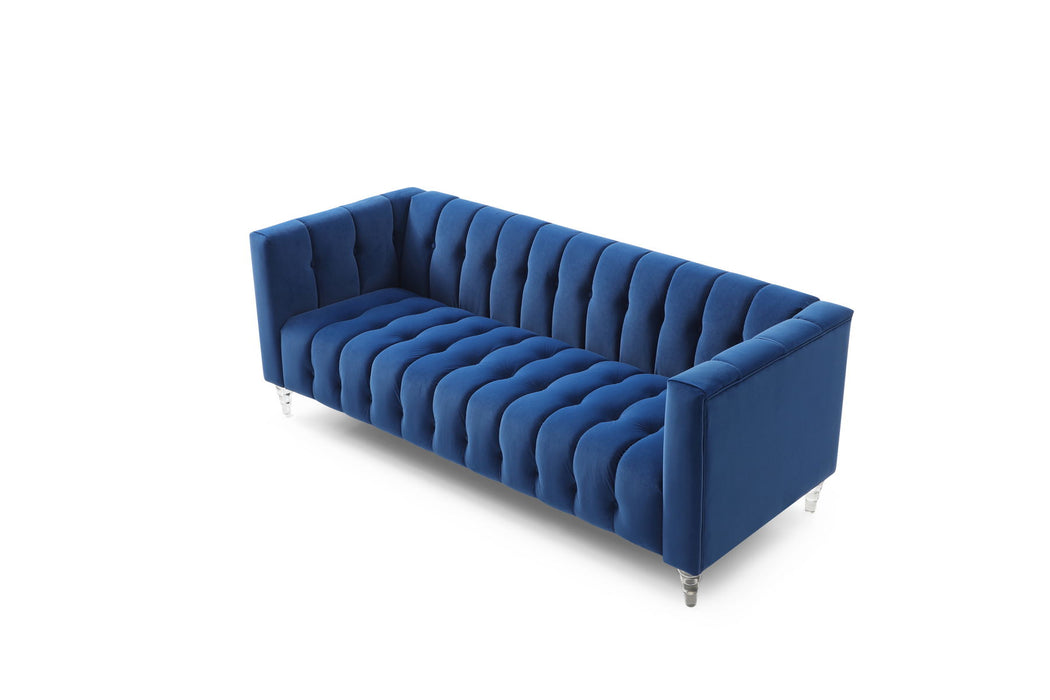 3 Seat Sofa Blue