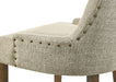 Yotam - Side Chair (Set of 2) - Beige Fabric & Salvaged Oak Finish Unique Piece Furniture
