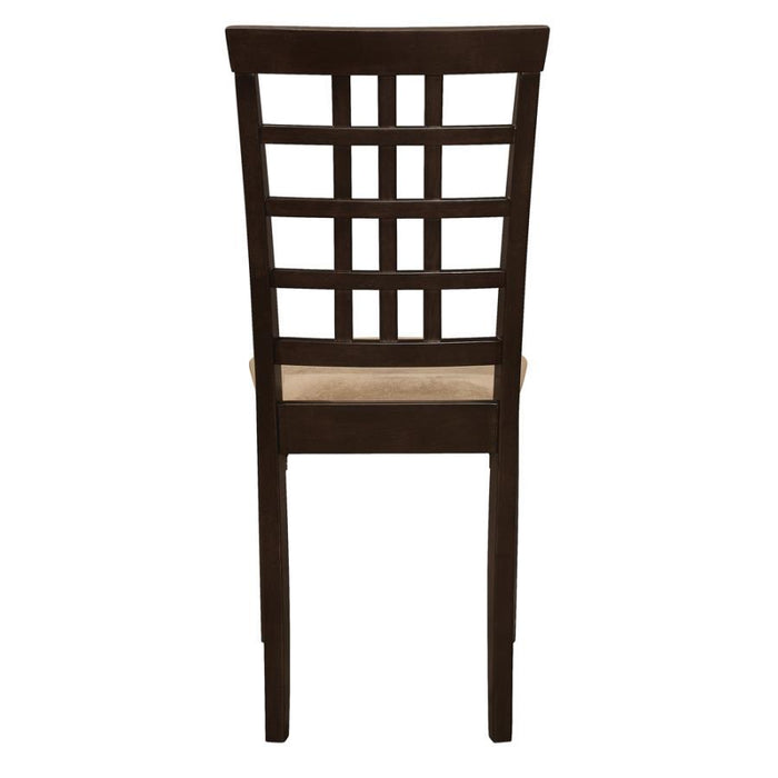 Kelso - Lattice Back Dining Chairs (Set of 2) - Cappuccino Unique Piece Furniture
