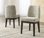 Burkhaus - Dark Brown - Dining Uph Side Chair (Set of 2) Unique Piece Furniture