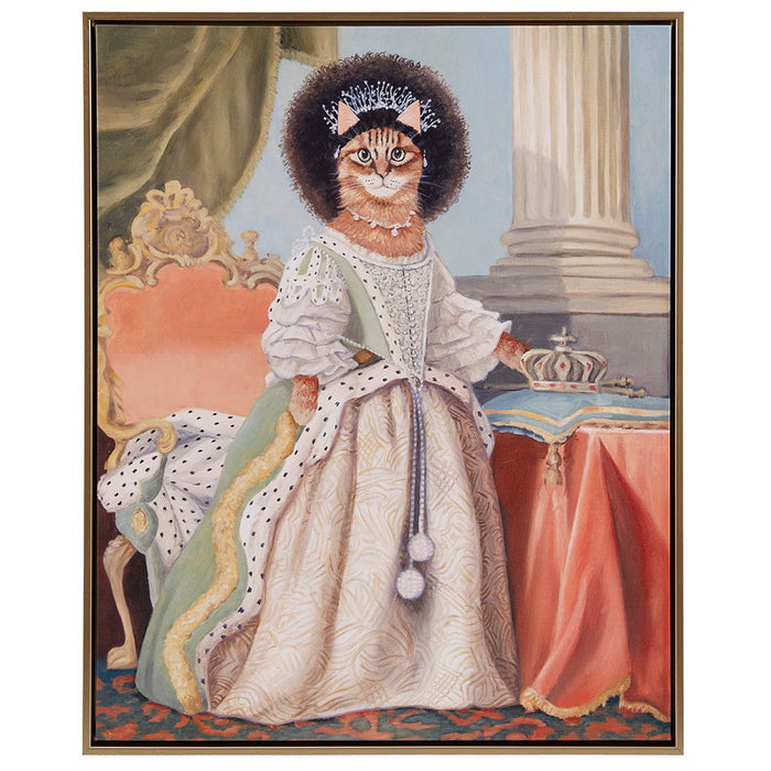 Kitty Queen Charlotte Framed Canvas Wall Art