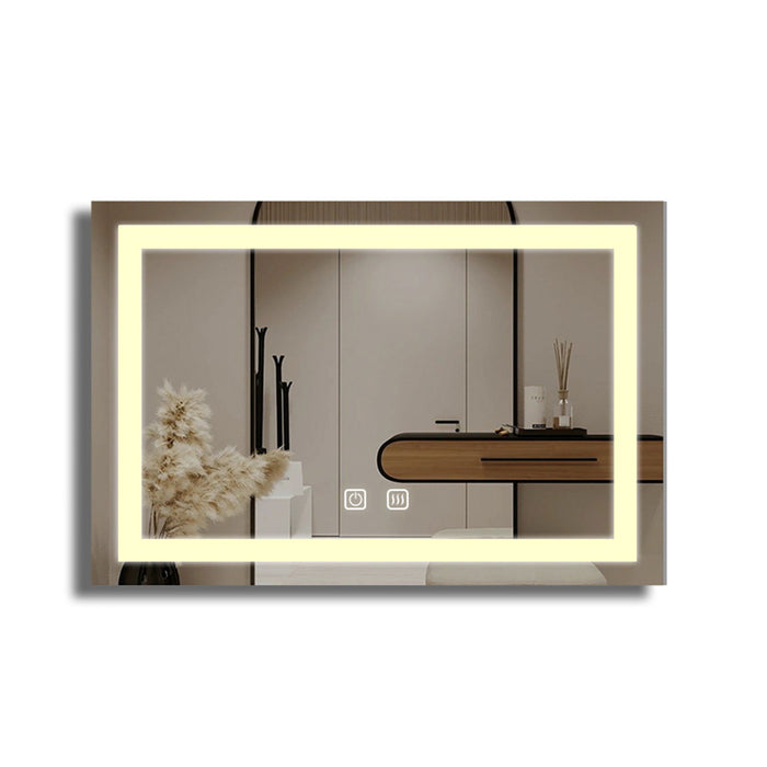 Bathroom Vanity LED Lighted Mirror - (Horizontal / Vertical With Double Bond) - 36*28In