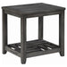 Cliffview - 1-Shelf Rectangular End Table - Gray Unique Piece Furniture