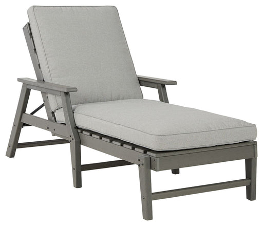 Visola - Gray - Chaise Lounge With Cushion Unique Piece Furniture
