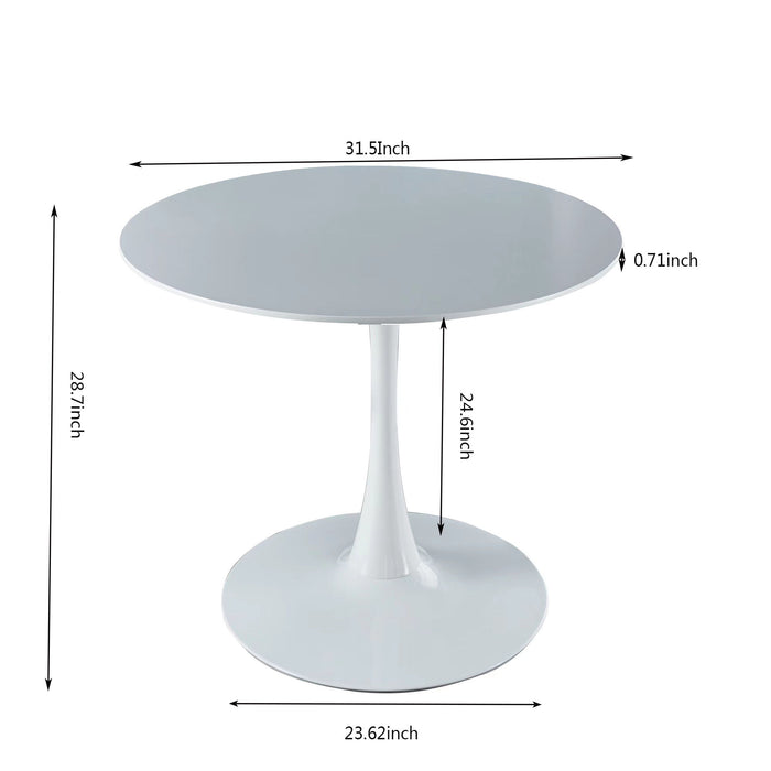 1+4, 5Pieces Table And Chair, White Dining Sets, Kitchen Sets, Coffee Sets, MDF Table And Fabric Chair