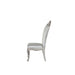 Gorsedd - Side Chair (Set of 2) - Cream Fabric & Antique White Unique Piece Furniture