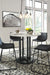 Centiar - Black / Gray - 5 Pc. - Counter Table, 4 Upholstered Barstools Unique Piece Furniture