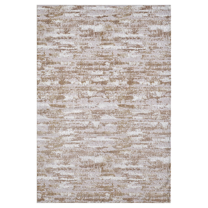 Milano Collection Shimmer Skin Woven Area Rug In Beige