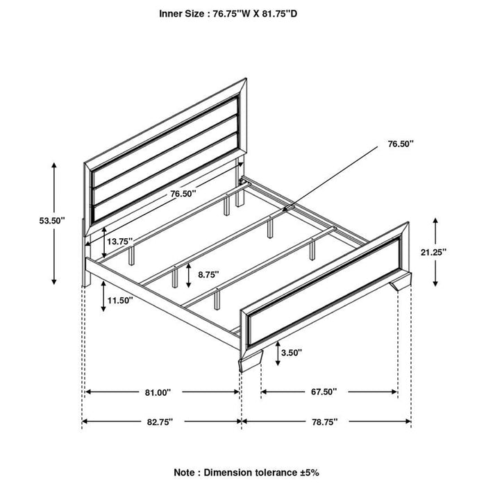 Kauffman - Panel Bed Unique Piece Furniture