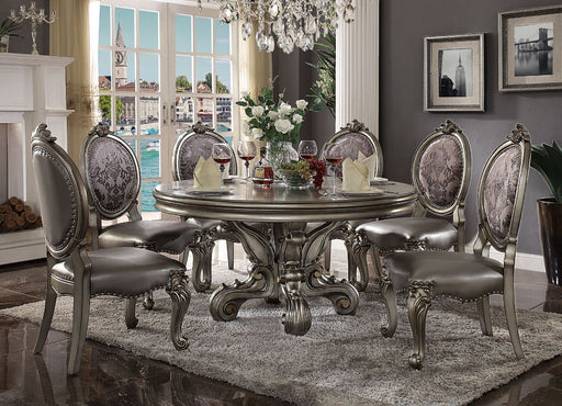 Versailles - Dining Table - Antique Platinum - 30" Unique Piece Furniture
