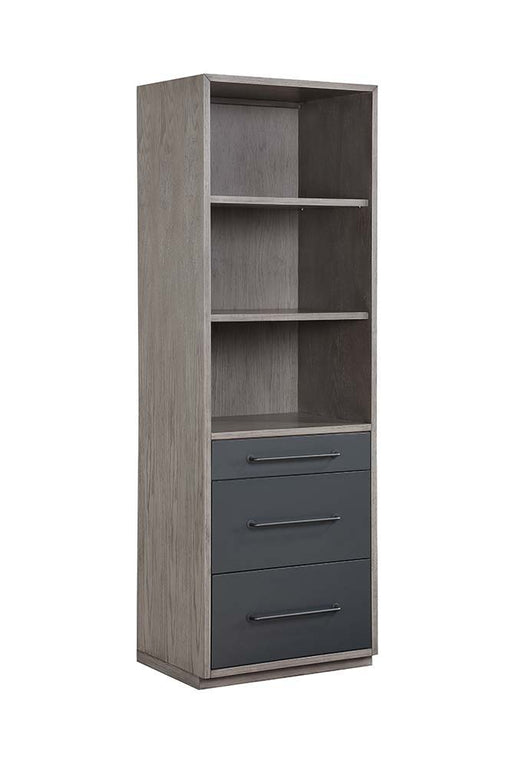 Estevon - Bookshelf - Gray Oak Finish Unique Piece Furniture