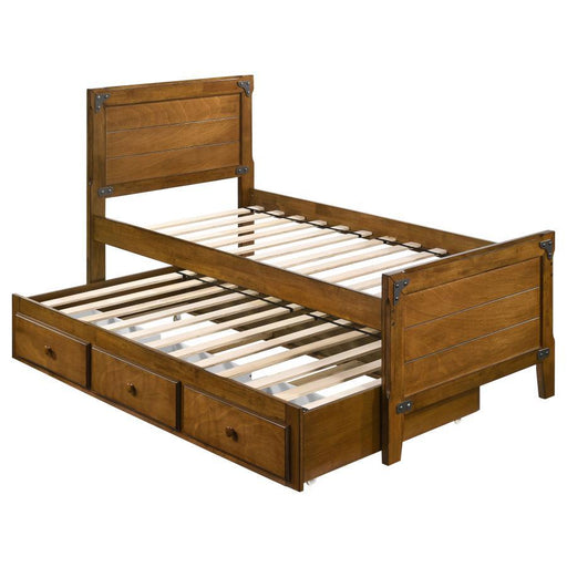 Granger - Twin Captain's Bed With Trundle - Rustic Honey Unique Piece Furniture