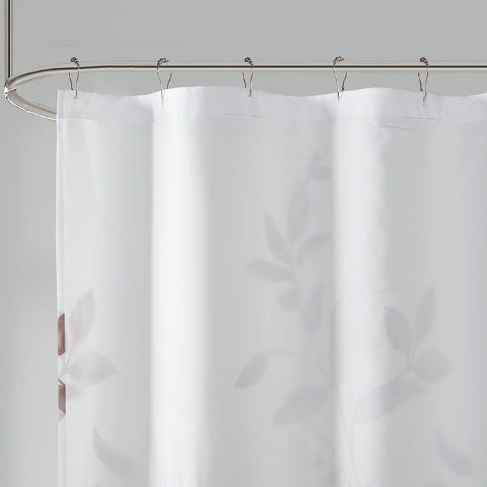 Burnout Printed Shower Curtain - MaUVe