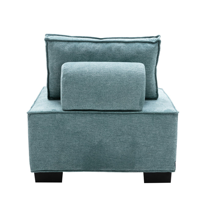 Coomore Ottoman / Lazy Chair - Teal