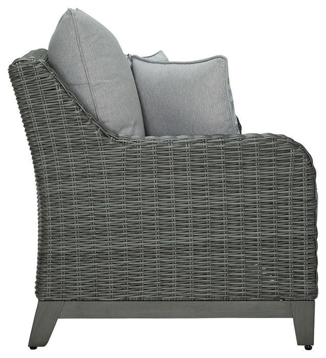 Elite Park - Gray - Loveseat W/Cushion Unique Piece Furniture
