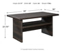 Easy - Dark Brown / Beige - Rect Multi-use Table Unique Piece Furniture