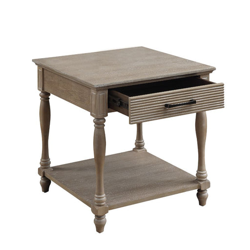 Ariolo - End Table - Antique White Unique Piece Furniture
