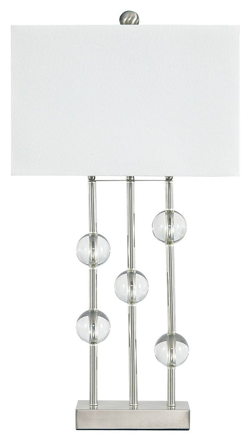 Jaala - Pearl Silver Finish - Metal Lamp Unique Piece Furniture