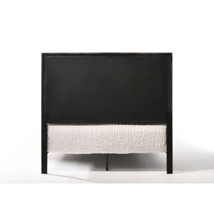 Ulrik - Eastern King Bed - Copper & Black Unique Piece Furniture