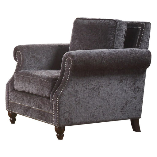 Ilex Chair - Gray Chenille Unique Piece Furniture