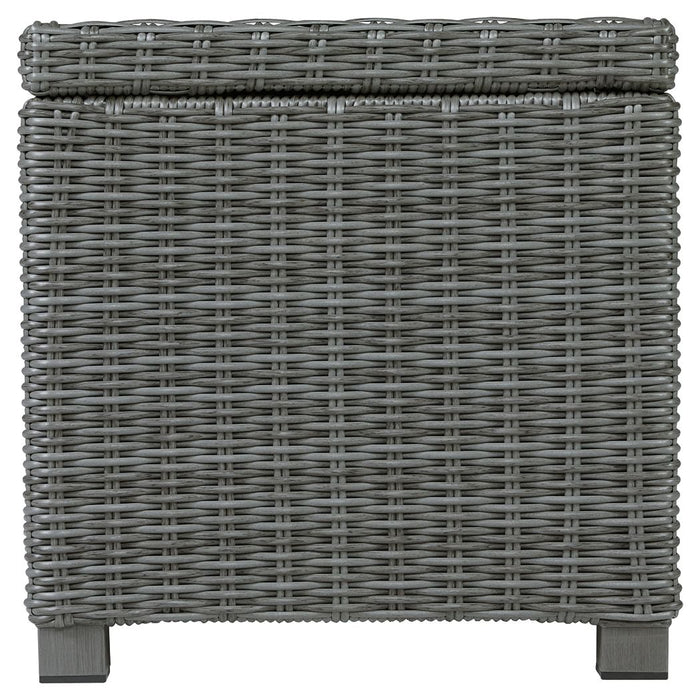 Elite Park - Gray - Square End Table Unique Piece Furniture