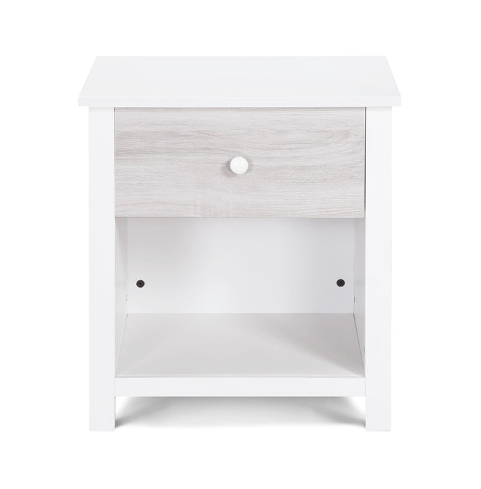 Connelly Nightstand White/Rockport Gray