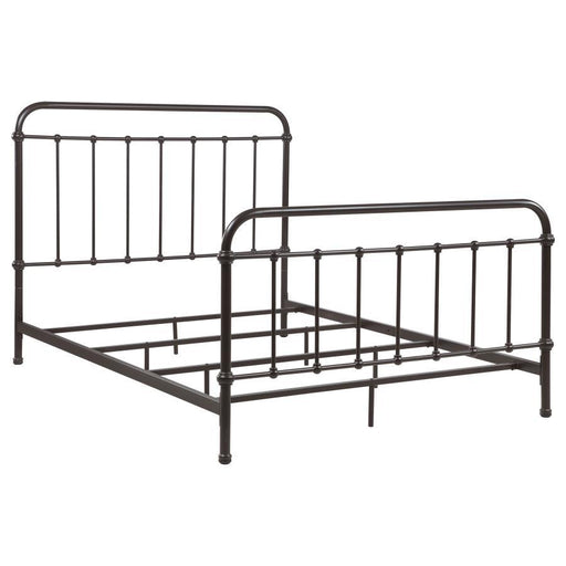Livingston - Panel Metal Bed Unique Piece Furniture