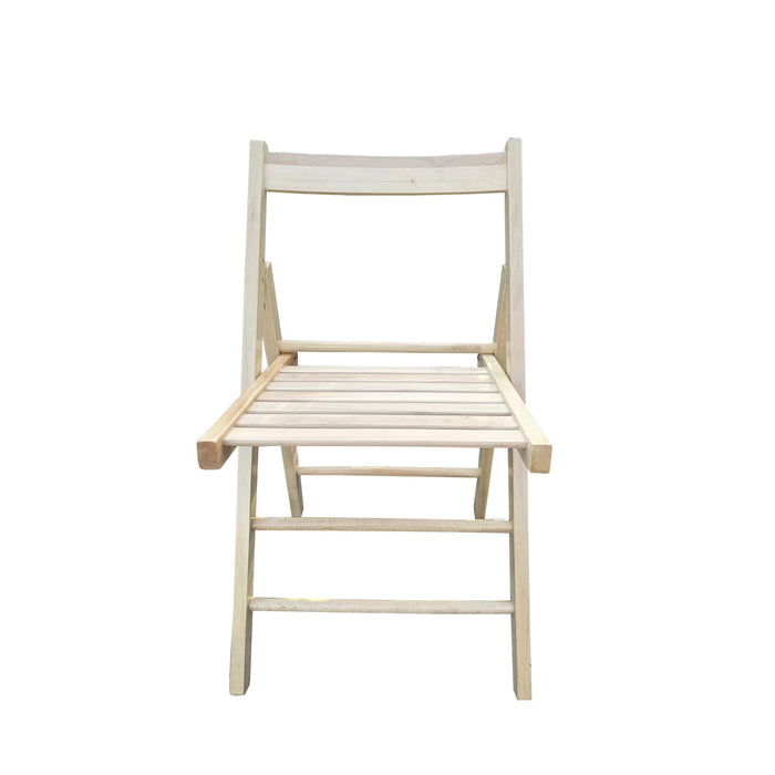 Folding Chair (Set of 2) - Foldable Style - Natural