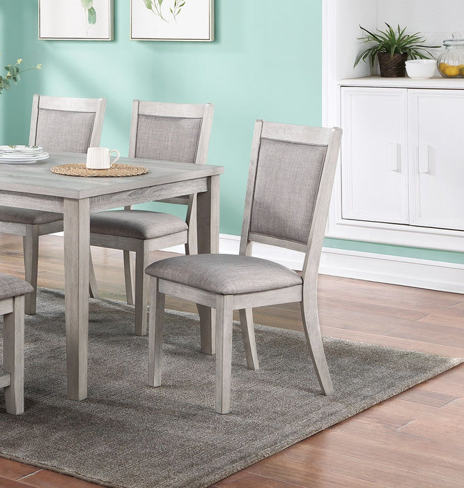 Contemporary Dining 6 Piece Set Table 4 Side Chairs And Bench Natural Finish Padded Cushion Seats Chairs Rectangular Dining Table Dining Room Furniture