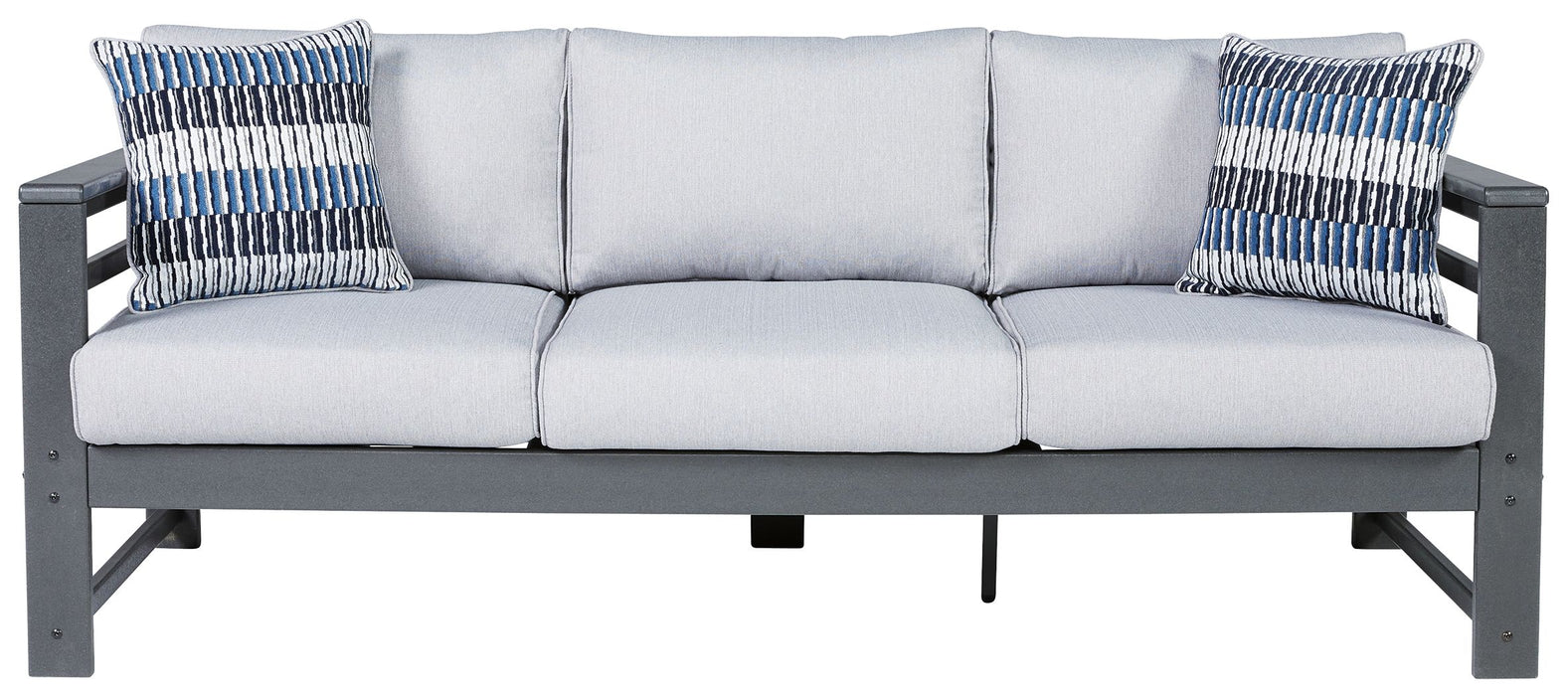 Amora - Charcoal Gray - Sofa With Cushion Unique Piece Furniture