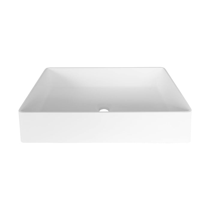 Solid Surface Basin With Chrome Color