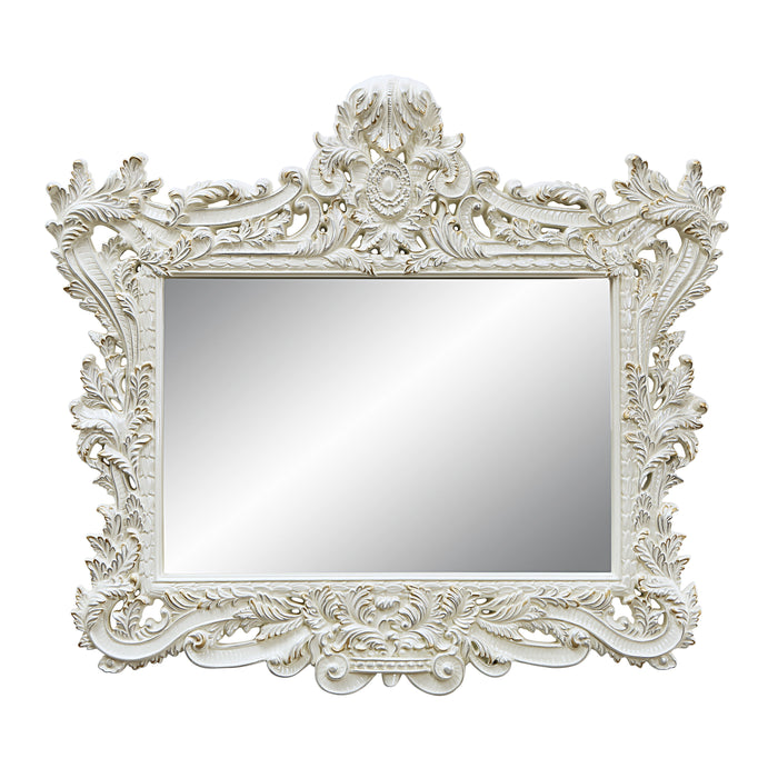 Acme Adara Mirror Antique White Finish