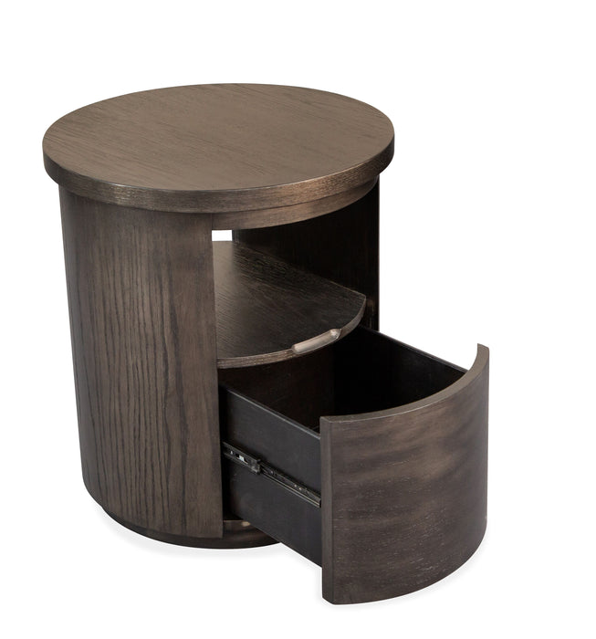 Bosley - Round End Table - Coffee Bean