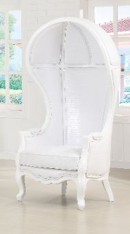 Jana - Accent Chair - White PU Unique Piece Furniture