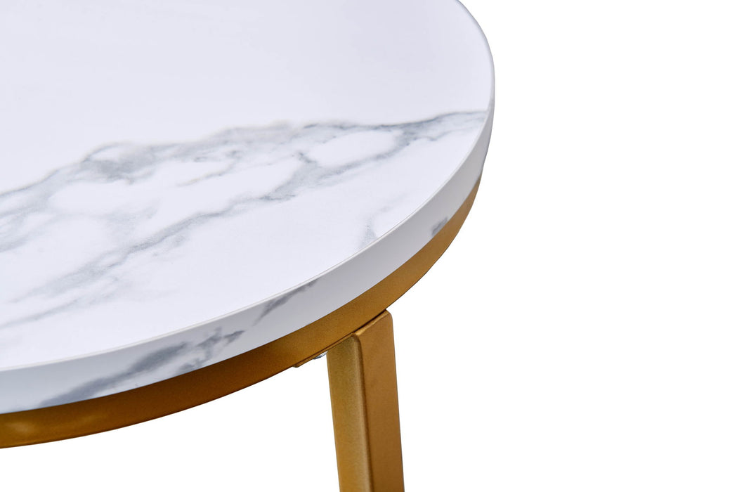 Side Table / End Table - Golden