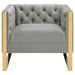 Eastbrook - Tufted Back Chair - Gray Unique Piece Furniture