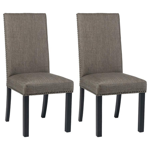 Hubbard - Upholstered Side Chairs (Set of 2) - Charcoal Unique Piece Furniture