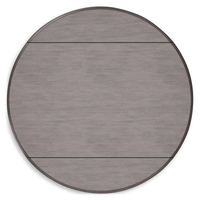 Shullden - Round Drm Drop Leaf Table - Gray