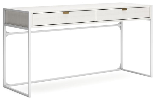 Deznee - White - 60" Home Office Desk Unique Piece Furniture
