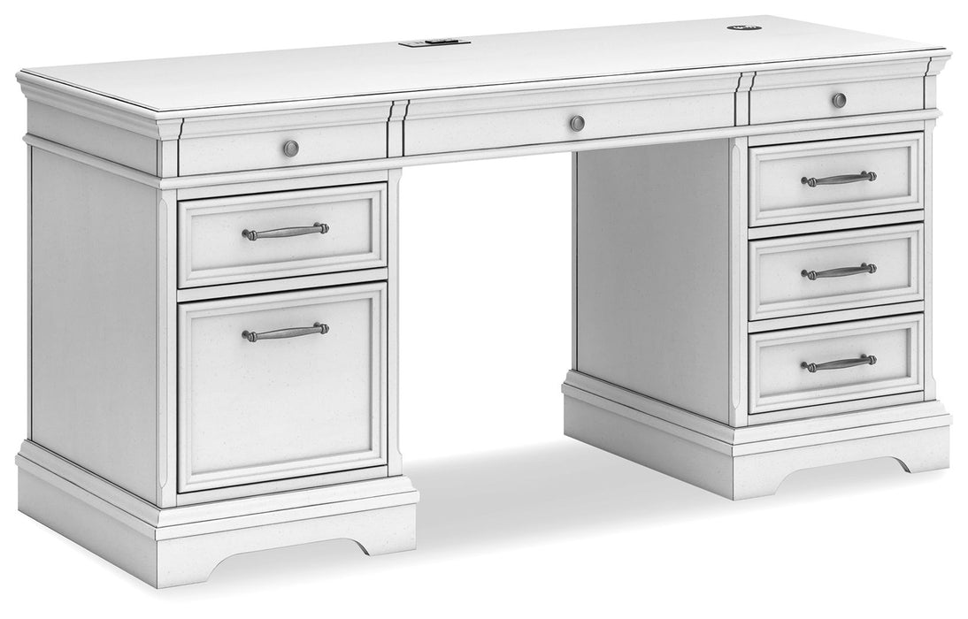Kanwyn - Whitewash - Credenza With Eight Drawers Unique Piece Furniture